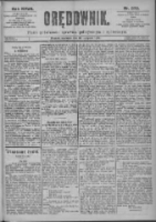 Orędownik: pismo dla spraw politycznych i spółecznych 1897.11.28 R.27 Nr272