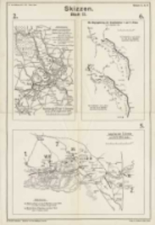 Der Marne-Feldzug : die Schlacht : mit zehn Karten und sechs Skizzen. Skizzen Blatt II Bd.4 Skizze 2,5,6