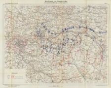Der Marne-Feldzug: die Schlacht: mit zehn Karten und sechs Skizzen. Der Beginn der Marneschlacht. Der deutsche rechte Heeresflüge am 5 September 1914 Bd.4 Karte 2