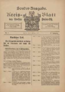 Kreis-Blatt des Kreises Posen-Ost 1915.02.03 Jg.27 Nr7 Sonder Ausgabe