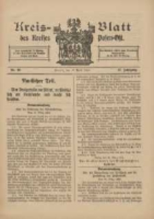 Kreis-Blatt des Kreises Posen-Ost 1915.04.17 Jg.27 Nr20