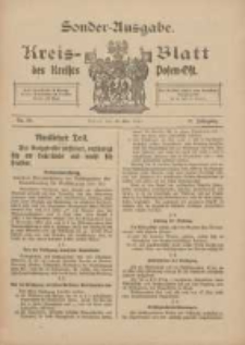 Kreis-Blatt des Kreises Posen-Ost 1915.05.18 Jg.27 Nr26 Sonder Ausgabe