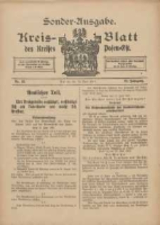 Kreis-Blatt des Kreises Posen-Ost 1915.06.24 Jg.27 Nr33 Sonder Ausgabe