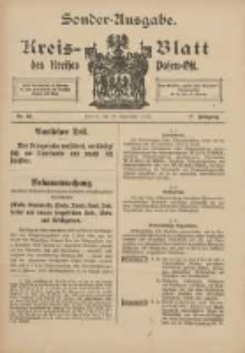 Kreis-Blatt des Kreises Posen-Ost 1915.09.28 Jg.27 Nr52 Sonder Ausgabe