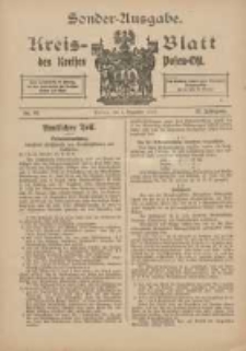 Kreis-Blatt des Kreises Posen-Ost 1915.12.01 Jg.27 Nr67 Sonder Ausgabe