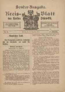Kreis-Blatt des Kreises Posen-Ost 1915.12.16 Jg.27 Nr71 Sonder Ausgabe
