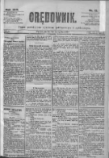 Orędownik: pismo dla spraw politycznych i spółecznych 1899.01.17 R.29 Nr13