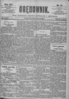 Orędownik: pismo dla spraw politycznych i spółecznych 1899.01.18 R.29 Nr14