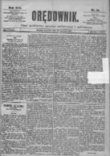 Orędownik: pismo dla spraw politycznych i spółecznych 1899.01.26 R.29 Nr21