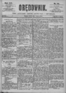 Orędownik: pismo dla spraw politycznych i spółecznych 1899.03.11 R.29 Nr58
