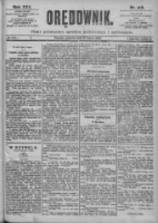 Orędownik: pismo dla spraw politycznych i spółecznych 1899.03.16 R.29 Nr62