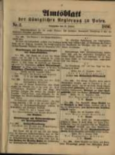 Amtsblatt der Königlichen Regierung zu Posen. 1896.01.14 Nro.2