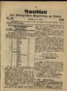 Amtsblatt der Königlichen Regierung zu Posen. 1896.04.21 Nro.16