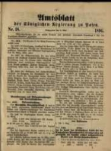 Amtsblatt der Königlichen Regierung zu Posen. 1896.05.05 Nro.18