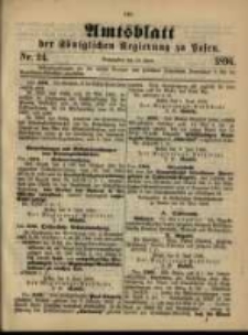 Amtsblatt der Königlichen Regierung zu Posen. 1896.06.16 Nro.24