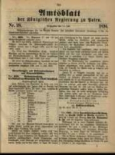 Amtsblatt der Königlichen Regierung zu Posen. 1896.07.14 Nro.28
