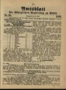 Amtsblatt der Königlichen Regierung zu Posen. 1896.07.28 Nro.30
