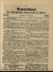 Amtsblatt der Königlichen Regierung zu Posen. 1896.09.22 Nro.38