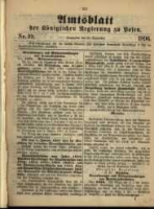Amtsblatt der Königlichen Regierung zu Posen. 1896.09.29 Nro.39