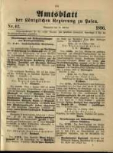 Amtsblatt der Königlichen Regierung zu Posen. 1896.10.20 Nro.42