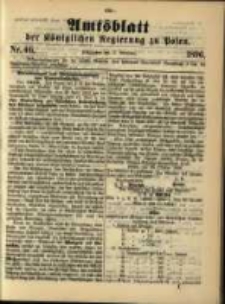 Amtsblatt der Königlichen Regierung zu Posen. 1896.11.17 Nro.46