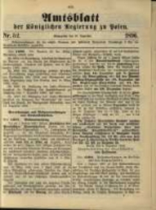 Amtsblatt der Königlichen Regierung zu Posen. 1896.12.29 Nro.52