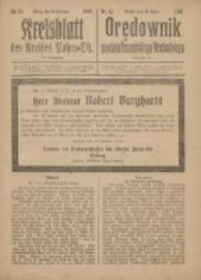 Kreis-Blatt des Kreises Posen-Ost. Orędownik Powiatu Poznańskiego-Wschodniego 1919.02.20 Jg.31 Nr13