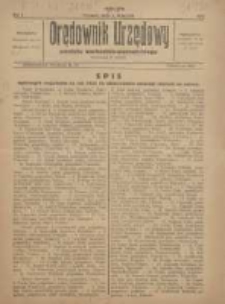Orędownik Urzędowy Powiatu Wschodnio-Poznańskiego 1923.01.05 Nr1