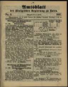 Amtsblatt der K&ouml;niglichen Regierung zu Posen. 1897.01.19 Nro.3