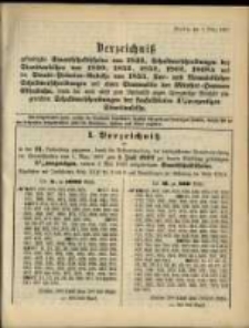 Verzeichniss … vom 1. März 1897...zum 1. Juli 1897