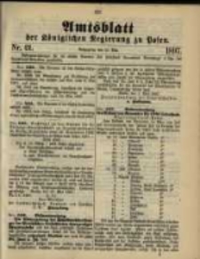 Amtsblatt der Königlichen Regierung zu Posen. 1897.05.25 Nro.21
