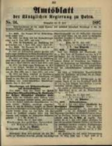 Amtsblatt der Königlichen Regierung zu Posen. 1897.06.29 Nro.26