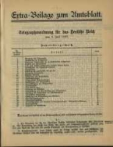 Extra - Beilage zum Amtsblatt