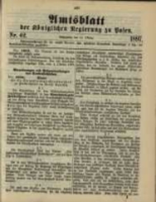 Amtsblatt der Königlichen Regierung zu Posen. 1897.10.19 Nro.42