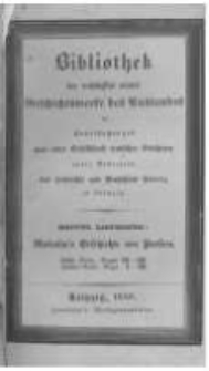 Geschichte Persiens von der frühesten Periode an bis zur jetzigen Zeit. Bd.2