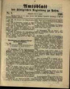 Amtsblatt der Königlichen Regierung zu Posen. 1898.01.11 Nro.2