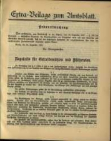 Extra - Beilage zum Amtsblatt