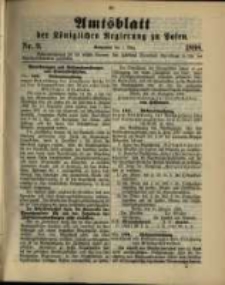 Amtsblatt der Königlichen Regierung zu Posen. 1898.03.01 Nro.9