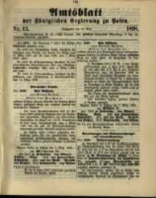 Amtsblatt der Königlichen Regierung zu Posen. 1898.03.22 Nro.12