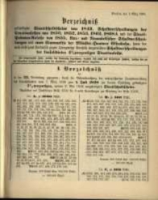 Verzeichniss … vom 1. März 1898...zum 1. Juli 1898