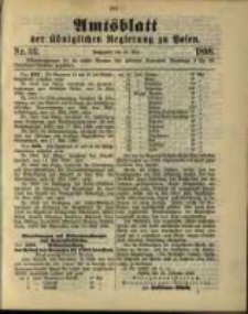 Amtsblatt der Königlichen Regierung zu Posen. 1898.05.31 Nro.22