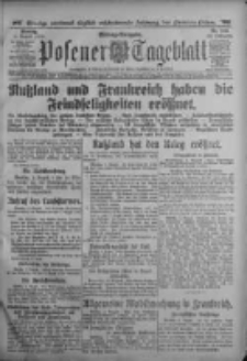 Posener Tageblatt 1914.08.03 Jg.53 Nr358