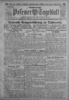 Posener Tageblatt 1914.08.15 Jg.53 Nr379
