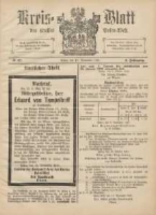Kreis-Blatt des Kreises Posen-West 1891.11.19 Jg.3 Nr47