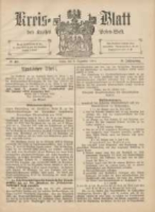 Kreis-Blatt des Kreises Posen-West 1891.12.03 Jg.3 Nr49