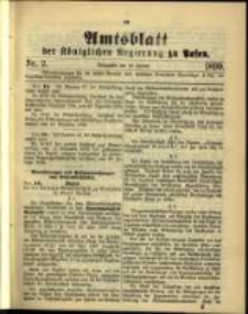 Amtsblatt der Königlichen Regierung zu Posen. 1899.01.10 Nro.2
