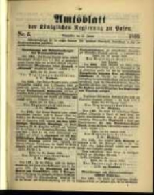 Amtsblatt der Königlichen Regierung zu Posen. 1899.01.31 Nro.5