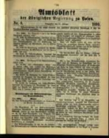 Amtsblatt der Königlichen Regierung zu Posen. 1899.02.21 Nro.8
