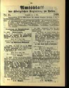 Amtsblatt der Königlichen Regierung zu Posen. 1899.03.14 Nro.11