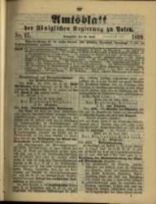 Amtsblatt der Königlichen Regierung zu Posen. 1899.04.25 Nro.17